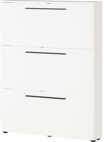 Бял шкаф за обувки с панти Utah - Germania