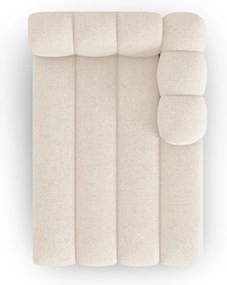 Кремава лежанка (десен ъгъл) Lupine – Micadoni Home