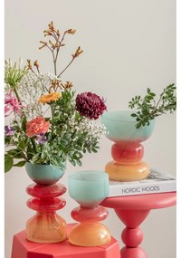 Червена/синя стъклена ваза (височина 20,5 cm) Summer Vibes – PT LIVING