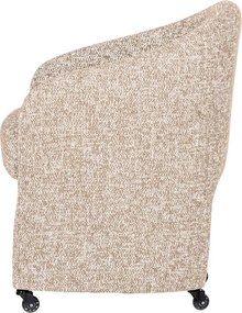 Бежов тапициран офис стол Cordo – WOOOD