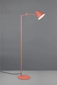 Оранжева подова лампа с огъваща се структура (височина 126,5 cm) Cosima – Trio