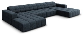 Син ъглов диван (U-образен) Chicago - Cosmopolitan Design