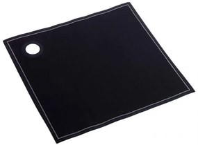 Roll Drap - Памучен хангал за бутилка черен 40x40cм