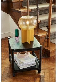 Маса за сервиране на колелца от масивен дъб 40x40 cm Norm – Hübsch