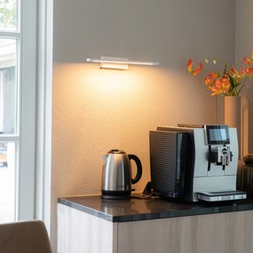 Стенна лампа бяла 41,5 см с LED IP44 - Jerre