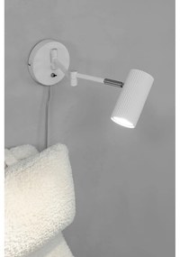 Бяла стенна лампа Costilla - Markslöjd
