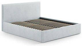 Светлосива тапицирана табла за легло 150,5x100 cm Remo – Micadoni