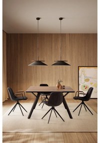 Черни трапезни столове в комплект от 2 бр. Tali – Marckeric