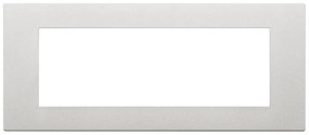 VIMAR 30657.20 Декоративна рамка Linea, 7M, Silver,