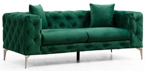 Тъмнозелен кадифен диван 197 cm Como – Artie