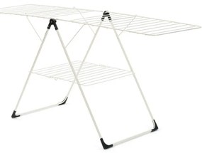 Сушилник за дрехи Brabantia 90300182, Т-образен, 20 м, Устойчив на корозия, Регулируеми крила, Решетка за сушене, Бял