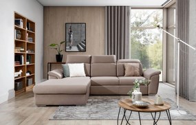 Ъглов диван Trieste-Left-Beige Light