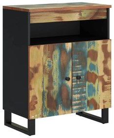 352915 vidaXL Сайдборд с 2 врати, 60x33x75 см, регенерирано дърво масив