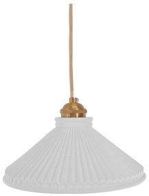 Бяло висящо осветително тяло, височина 150 cm Elena - SULION