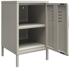 Бежово метално нощно шкафче Bradford – Støraa