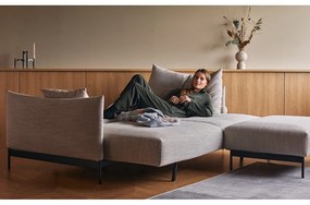 Бежов разтегателен диван 230 cm Malloy wood - Innovation