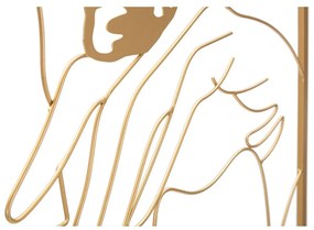 Метална декорация за стена 60x80 cm Hands on Face - Mauro Ferretti