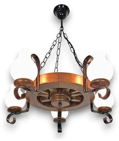 Brilagi - Пендел ROATA 5xE14/40W/230V бук/орех