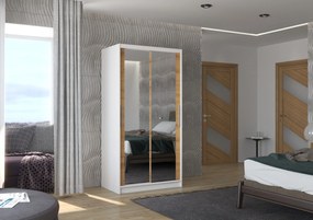 Гардероб Nubia 100 Sliding-White Fusiko
