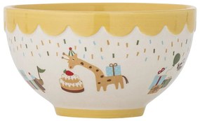 Жълта/кремава глинена детска купичка ø 13,5 cm Celebrate – Bloomingville Mini