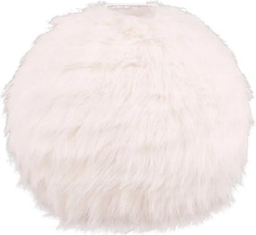 Кремава настолна лампа (височина 24 cm) Furry - Reality