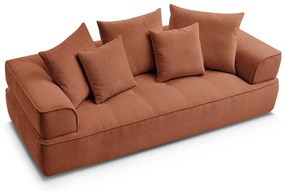 Теракотен шенилов диван 237 cm Whesley – Bobochic Paris