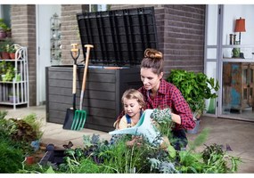 Кафява пластмасова градинска кутия за съхранение Ontario – Keter