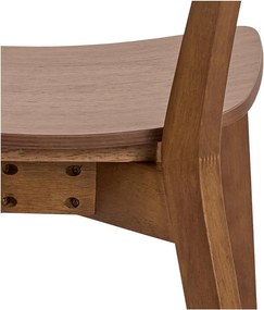 Кафяв трапезен стол Roxby – Actona