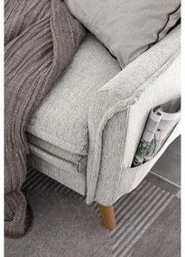 Бежов разтегателен ъглов диван (ляв ъгъл) Charming Charlie – Miuform