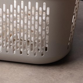 Светлокафяв пластмасов кош за пране 45 l – Addis