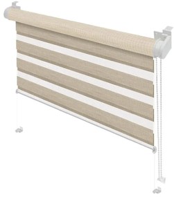 Кремава ролетна щора ден и нощ 42,5x150 cm Zebra Natur – Gardinia