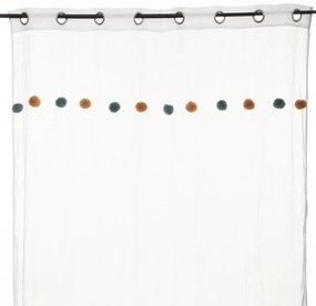 Детска прозрачна завеса atmosphera с помпони 140х240см