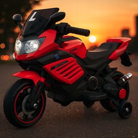 Детски електрически мотоциклет K1500 EMULATION Бял