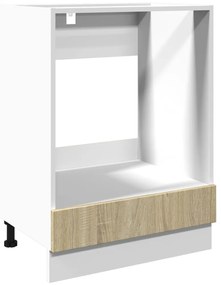 849617 vidaXL Шкаф за фурна, дъб сонома, 60x46x81,5 см, инженерно дърво