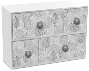 Кутия за бижута Versa Gardee 11 x 32 x 32 cm Дървен MDF