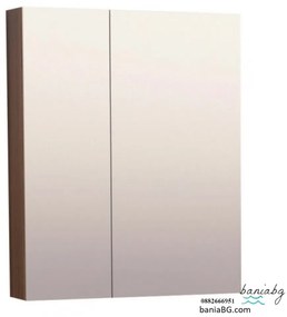 Горен огледален PVC шкаф за баня ICMC 6515-80