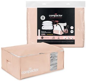 Вакуумна пластмасова кутия за съхранение на дрехи 65x45x27 cm Pink Edition – Compactor