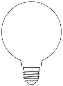 Топла LED крушка E27, 7 W Sphere - tala