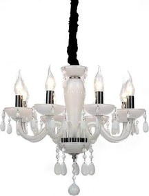 Полилей Blaze осветително тяло с осем светлини-бял