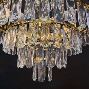 Кристална висяща лампа SWE076-CP 50cm GOLD