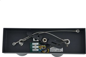 Модерна таванна лампа черна вкл. LED димируема 2-лампи - Tate