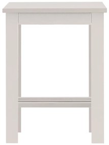 Бяло нощно шкафче Trento - Støraa