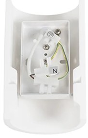 Модерна стенна лампа бяла кръгла - Colja Novo