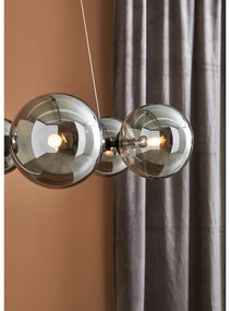 Окачено осветително тяло с черна конструкция 6L Circle - Markslöjd