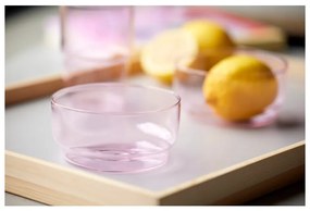 Розови стъклени купички в комплект от 2 бр. 500 ml Torino – Lyngby Glas