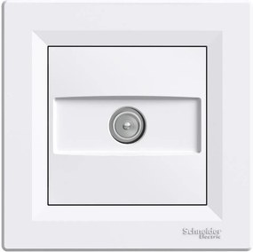 SE Розетка TV крайна 1dB моноблок цвят Бял Asfora  - EPH3200121