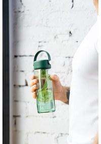 Зелена стъклена бутилка 350 ml Fuori – Vialli Design