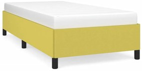 347025 vidaXL Рамка за легло зелена 80x200 см плат