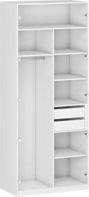 Двукрилен гардероб FLEX K5 бял