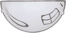 Аплик ВИСТА, ø250/2, бял гланц, 1xE27
